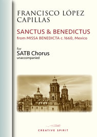 SANCTUS AND BENEDICTUS for SATB choir SATB choral sheet music cover Thumbnail